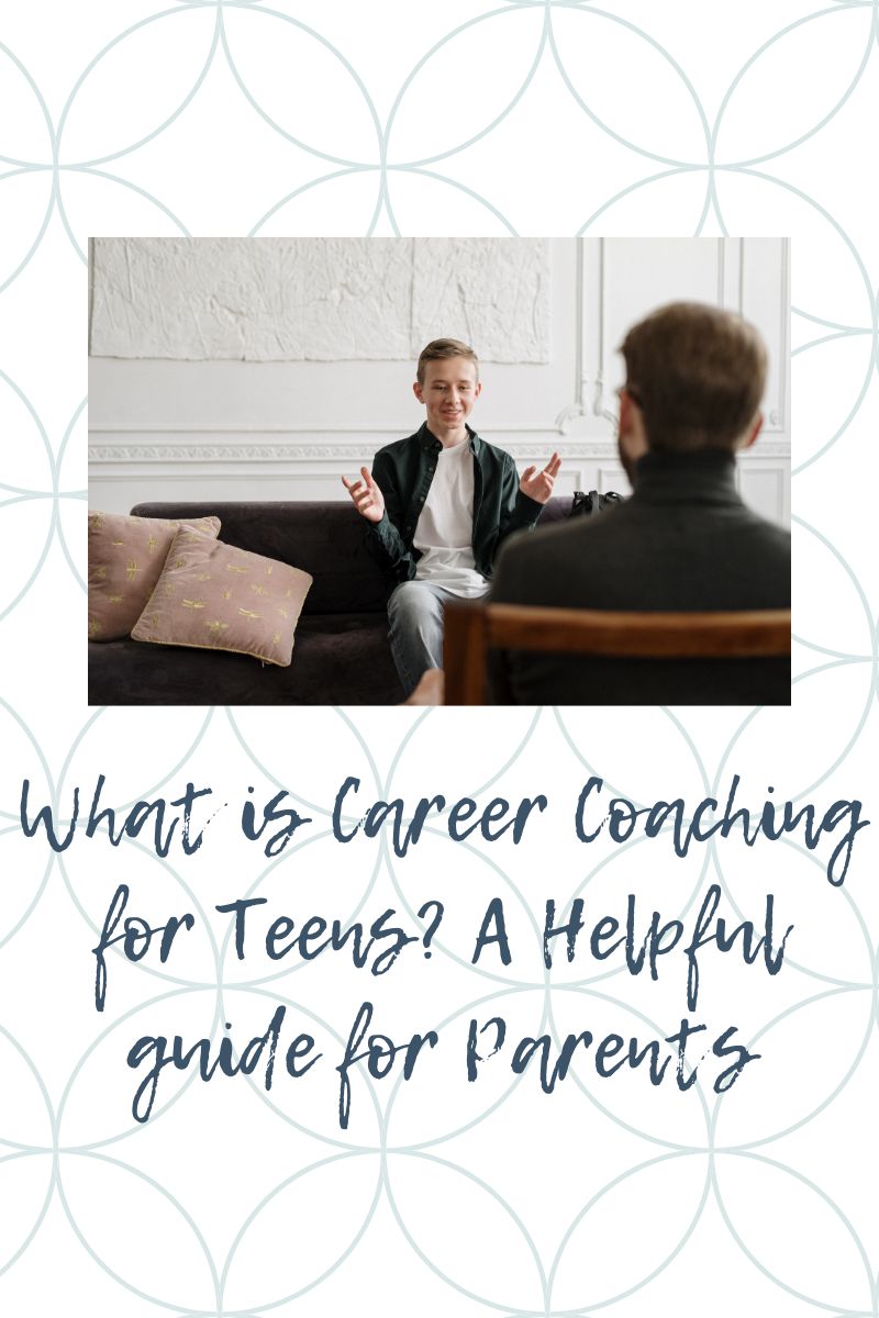 Image of career coach and teenager during a career coaching session